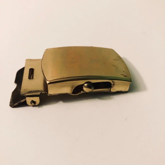 Vintage Lot of 2 US Brass Web Belt Buckle Made  in USA RAU - Picture 13 of 14